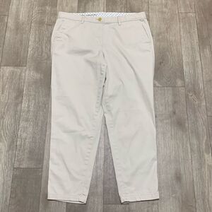 Womens Talbots Girlfriend‎ Chino Crop Capri Pants